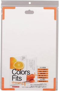 【PEARL METAL】 日本日用品品牌 日本製  Colors fits防滑砧板（抗菌、洗濯對應）橙色 C-2890