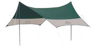 【CAPTAIN STAG】 日本戸外品牌 CS六角形防嗮帳篷布（帶2根側柱） M-3151