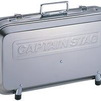 【CAPTAIN STAG】 日本戸外品牌 不銹鋼V型燒烤爐 M-6490