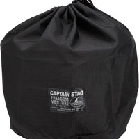 【CAPTAIN STAG】 日本戸外品牌3層鋼野營鍋套裝L組套＜帶包＞ M-8601