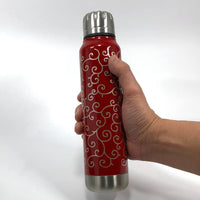 【日本工藝堂】 越前漆器 umbrella bottle 保冷保溫瓶URUSHI 不銹鋼真空瓶 ES-TN-6
