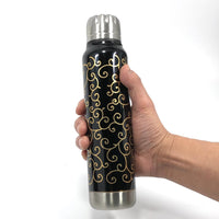 【日本工藝堂】 越前漆器 umbrella bottle 保冷保溫瓶URUSHI 不銹鋼真空瓶 ES-TN-8