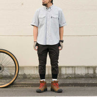 【rin project】 單車服 彈力騎行短褲 短款 休閒 口袋 日本製造 GRAY
