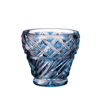 【日本工藝堂】 薩摩切子 日式杯 玻璃杯 洋酒杯 酒杯 威士忌杯 啤酒杯 啤酒杯 水杯 深藍色 SK-SA-34
