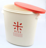 【PEARL METAL】 日本日用品品牌 日本製 RICE米袋中庫存5kg用（红色） HB-2167

