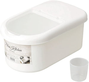 【PEARL METAL】 日本日用品品牌 日本製 Blan Kitchen 米盒5kg用（带計量杯） HB-3666