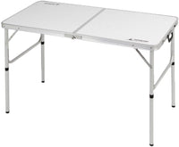 【CAPTAIN STAG】 日本戸外品牌 鋁型雙向桌子（帶調節器） 120×60cm UC-0510
