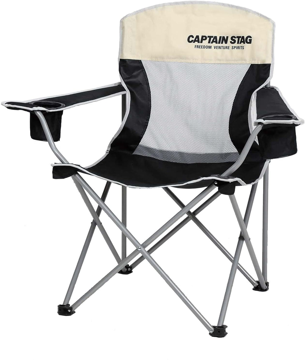 【CAPTAIN STAG】 日本戸外品牌 休息椅子（黑色） UC-1607