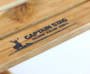 【CAPTAIN STAG】 日本戸外品牌 CS Classics 木制2段MOVE齒條<600> UP-2582