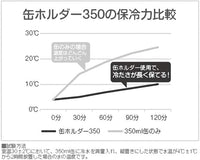【CAPTAIN STAG】 日本戸外品牌 HD保冷罐座水壺350ml 銀 UE-3490
