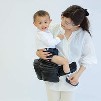 【TeLasbaby】 日本嬰兒用品品牌 HIPSEAT CARRY DaG3 黑色 隨機贈送浸浴螢光小玩具