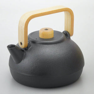 【日本工藝堂】 山形鑄造 水壺 茶壺 M 1.7L 白橡木柄