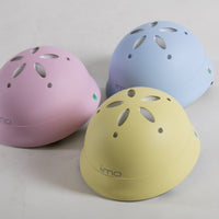 【iimo】 日本嬰兒・兒童用品品牌 馬卡龍頭盔 S 藍色