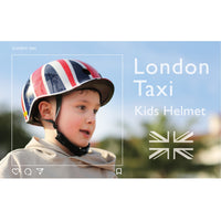 【LondonTaxi】 日本單車品牌 兒童單車和跑步玩具頭盔 3歲及以上 52-26 厘米 英國國旗

