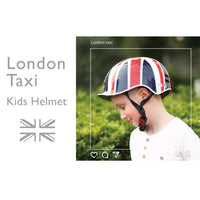 【LondonTaxi】 日本單車品牌 兒童單車和跑步玩具頭盔 3歲及以上 52-26 厘米 英國國旗