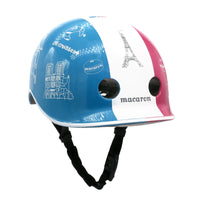 【Macaron】 日本單車品牌 兒童單車和跑步玩具頭盔 3歲及以上 52-26 厘米 法國國旗