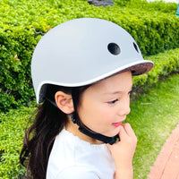 【LondonTaxi】 日本單車品牌 兒童單車和跑步玩具頭盔 3歲及以上 52-26 厘米 灰色