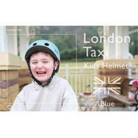 【LondonTaxi】 日本單車品牌 兒童單車和跑步玩具頭盔 3歲及以上 52-26 厘米 薄荷藍色