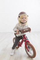 【iimo】 日本嬰兒・兒童用品品牌平衡車 12寸 鋁合金車架 充氣胎 紅色
