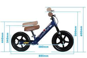 【LondonTaxi】 日本單車品牌 平衡車 12寸 藍色