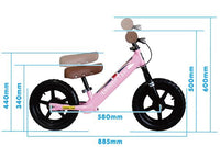 【LondonTaxi】 日本單車品牌 平衡車 12寸 粉色
