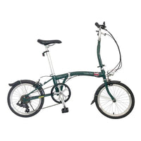 【LondonTaxi】 日本單車品牌 16寸高碳鋼折叠單車 車架與英國小布車同款 綠色