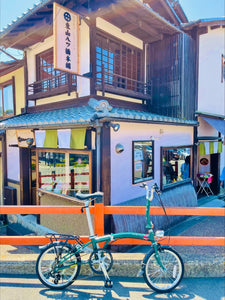 【LondonTaxi】 日本單車品牌 16寸高碳鋼折叠單車 車架與英國小布車同款 綠色