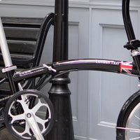 【LondonTaxi】 日本單車品牌 16寸高碳鋼折叠單車 車架與英國小布車同款 黑色
