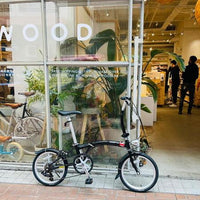 【LondonTaxi】 日本單車品牌 16寸高碳鋼折叠單車 車架與英國小布車同款 黑色