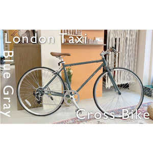 【LondonTaxi】 日本單車品牌 700C 公路車 藍灰色