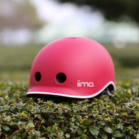 【iimo】 日本嬰兒・兒童用品品牌 兒童單車和跑步玩具頭盔 3歲及以上 52-26 厘米 紅色