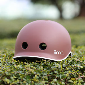 【iimo】 日本嬰兒・兒童用品品牌 兒童單車和跑步玩具頭盔 3歲及以上 52-26 厘米 棕色