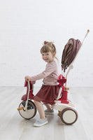 【iimo】 日本嬰兒・兒童用品品牌02SS三車輪 折叠式 帶遮陽傘 紅色

