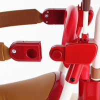 【iimo】 日本嬰兒・兒童用品品牌02SS三車輪 折叠式 帶遮陽傘 紅色