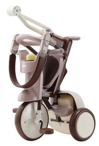 【iimo】 日本嬰兒・兒童用品品牌02三輪車 折叠式 棕色