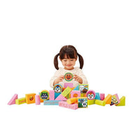 【anpanman 麵包超人】 日本角色品牌 孩子安全積木：靜，香，輕、軟、安全的積木

