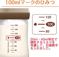 【monpoke】 【Combi】 日本角色品牌 teteo母乳喂養模型 嬰兒奶瓶 塑料 160ml SS寸帶奶嘴
