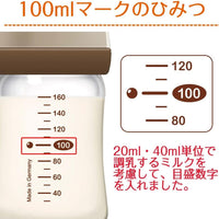 【monpoke】 【Combi】 日本角色品牌 teteo母乳喂養模型 嬰兒奶瓶 塑料 160ml SS寸帶奶嘴