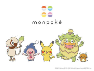 【monpoke】 日本角色品牌 比卡超的傑作品牌 2個月以上開始