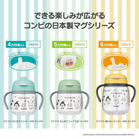 【monpoke】 【Combi】 日本角色品牌 首次的吸管學飲杯 4個月以上開始 240ml
