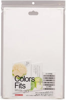 【PEARL METAL】 日本日用品品牌 日本製  Colors fits防滑砧板（抗菌·洗濯對應）白色 C-2891

