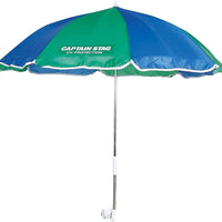 【CAPTAIN STAG】 日本戸外品牌 椅子用遮陽傘（藍色×綠色） M-1576