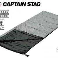 【CAPTAIN STAG】 日本戸外品牌 Grand信封型睡袋1400（帶皮）綠色 M-3472