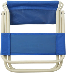 【CAPTAIN STAG】 日本戸外品牌 休閑椅<中>（海洋藍） M-3905