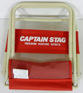 【CAPTAIN STAG】 日本戸外品牌 休閑椅<中>（紅色） M-3906