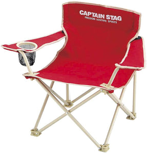 【CAPTAIN STAG】 日本戸外品牌 躺椅<迷你>（紅色） M-3908