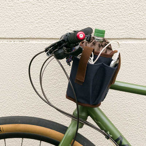 【rin project】 單車飾品 帶智能手機口袋的固定手柄 兼容 500ml PET 瓶 日本製造