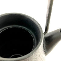 【日本工藝堂】 南部鉄器 茶壺 芽型 黑色