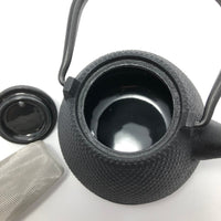 【日本工藝堂】 南部鉄器 茶壺 圓頂型（富士型）0.4L 黑色